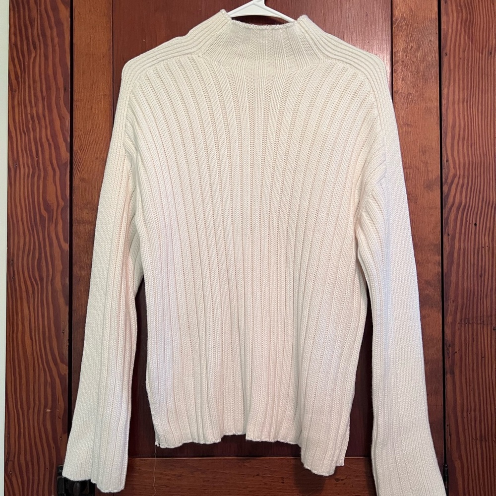 Abercrombie & Fitch Cream Cowl Neck Sweater